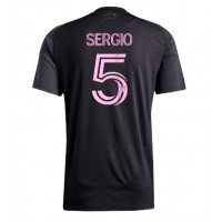 Inter Miami Sergio Busquets #5 Vonkajší futbalový dres 2025-26 Krátky Rukáv
